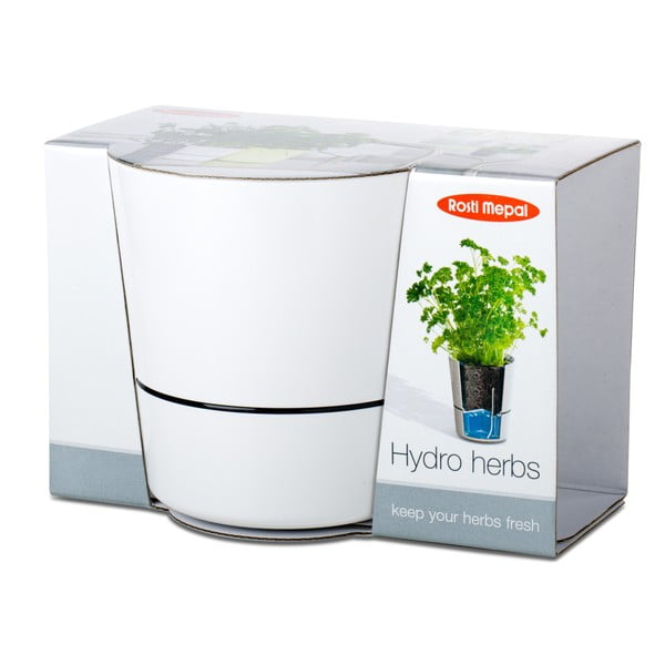 Baltas žolelių vazonas Mepal Hydro Herbs-image-1