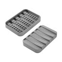 Pilkos spalvos iš plastiko muilinė Gravity – Metaltex