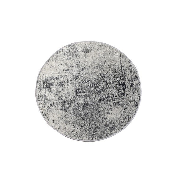 Pilkos spalvos vonios kilimėlis ø 100 cm Evidence – Foutastic
