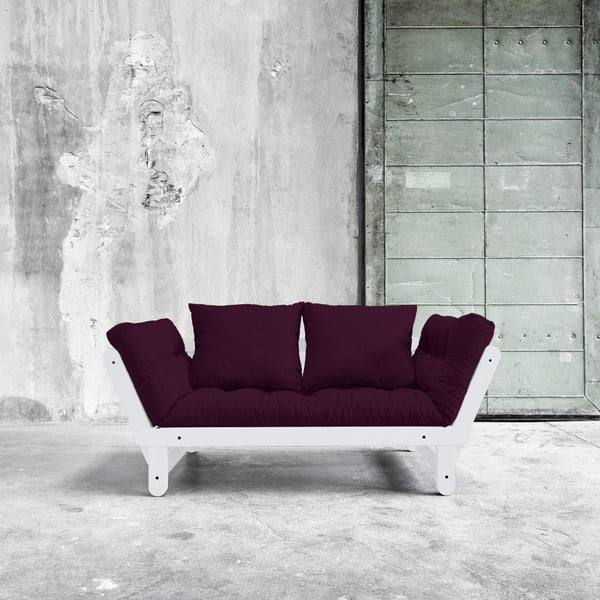 Kintama sofa "Karup Beat White/Purple Plum