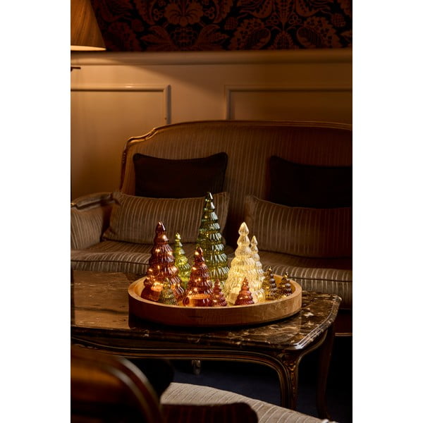 Bordo spalvos šviečiančios dekoracijos 2 vnt. reikia baterijų ø 6,5 cm Lucy – Sirius-image-2