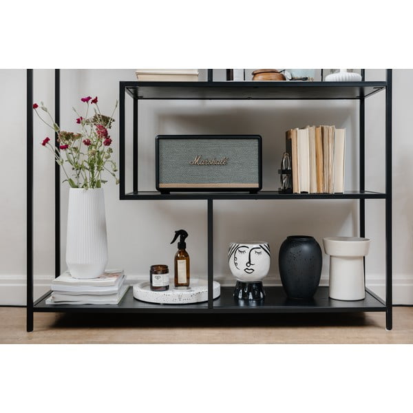 Juodos spalvos iš akmens masės vaza (aukštis 20 cm) Gastro  – Bitz-image-1