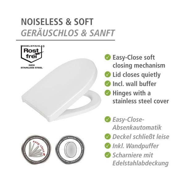 Tualeto sėdynė su automatiniu uždarymu Sindia - Wenko-image-4