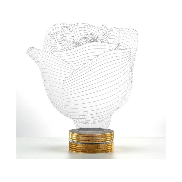 3D stalinis šviestuvas "Rose-image-1