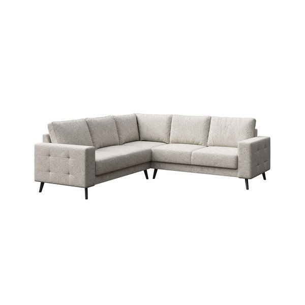 Modulinė kampinė sofa kreminės spalvos Fynn – Ghado-image-2