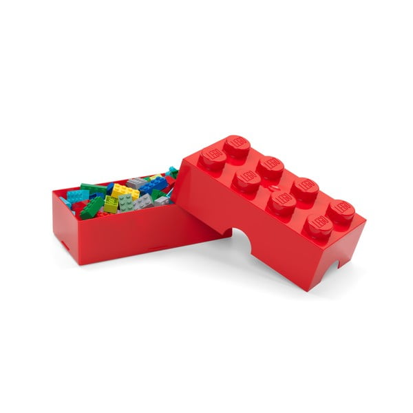 Raudonos spalvos iš plastiko vaikiška daiktadėžė 20x10x7 cm – LEGO®-image-3