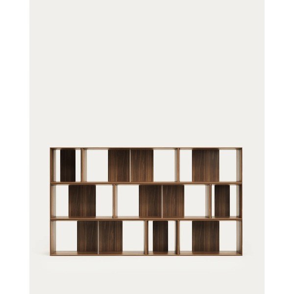 Modulinės lentynos natūralios spalvos iš ąžuolo 9 vnt. 202x114 cm Litto – Kave Home-image-3