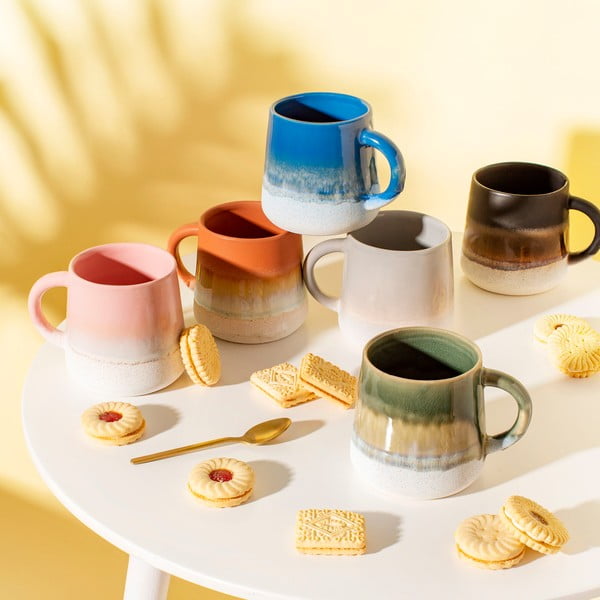 Juodos spalvos iš akmens masės puodelis 360 ml Mojave – Sass & Belle-image-1