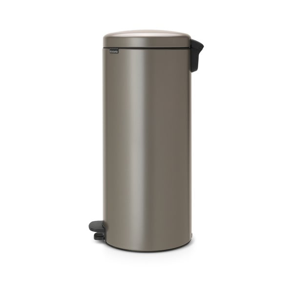 Iš plieno šiukšliadėžė pilkos spalvos su pedalu 30 l NewIcon – Brabantia