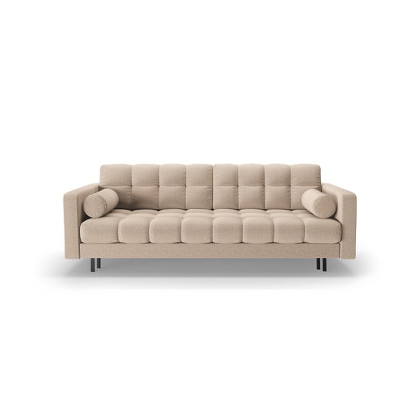 Smėlio spalvos sulankstoma/su sandėliavimo vieta sofa 222 cm Bali – Cosmopolitan Design