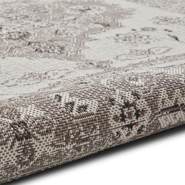 Pilkas/smėlio spalvos lauko kilimas 290x200 cm Miami - Think Rugs-image-3