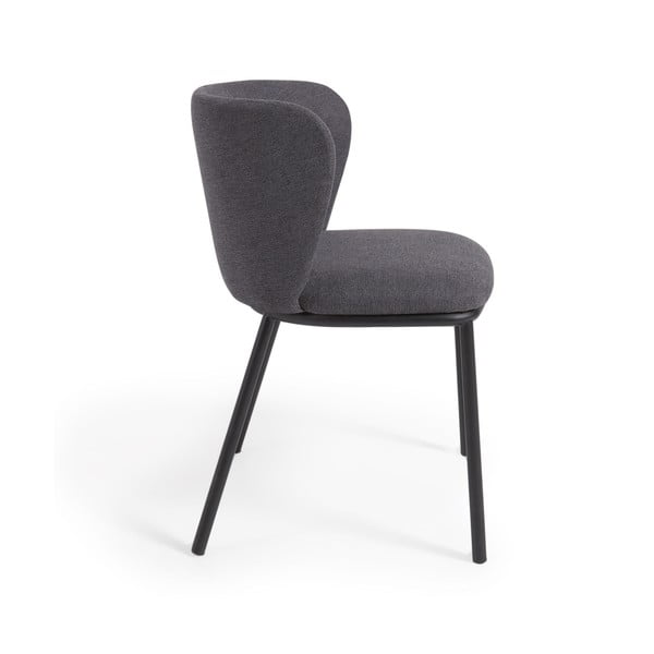 Tamsiai pilkos valgomojo kėdė Ciselia - Kave Home-image-4