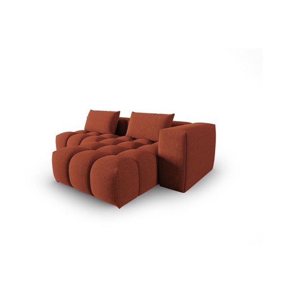 Terakotos spalvos kampinė sofa (su dešiniuoju kampu/su gultu) Verona – Cosmopolitan Design-image-3
