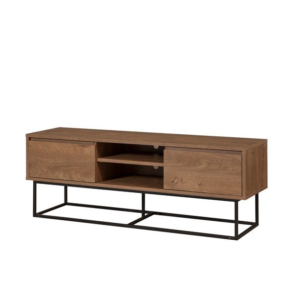 TV spintelė natūralios spalvos iš riešutmedžio 140x50 cm Rodez – Kalune Design