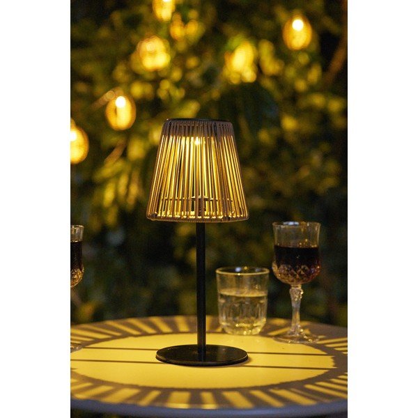 Stalinis lauko šviestuvas LED saulės baterijos ø 14 cm Salford – House Nordic-image-2