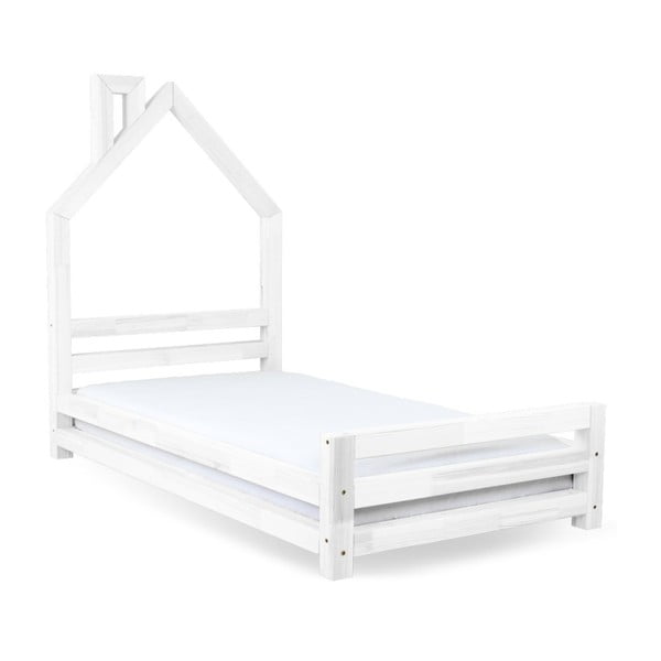 "Benlemi Wally" baltos eglės lova vaikams, 90 x 200 cm