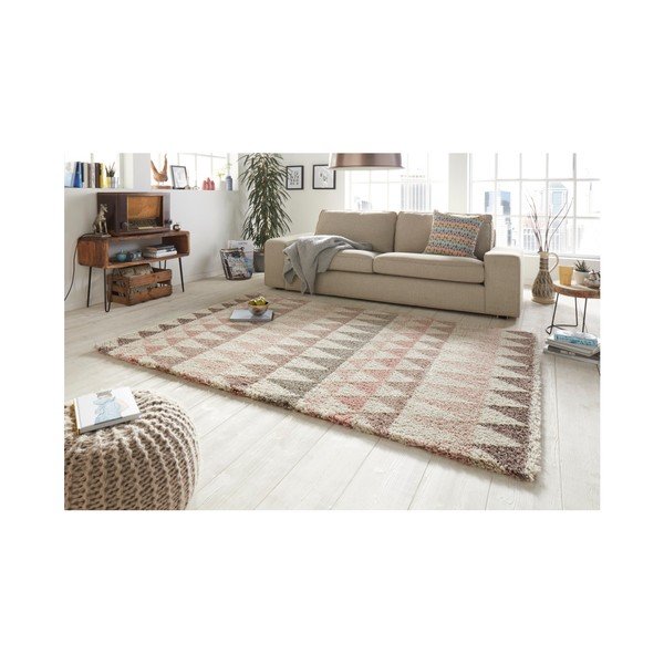 Kreminės ir rožinės spalvos kilimas Mint Rugs Allure Rose, 200 x 290 cm-image-2