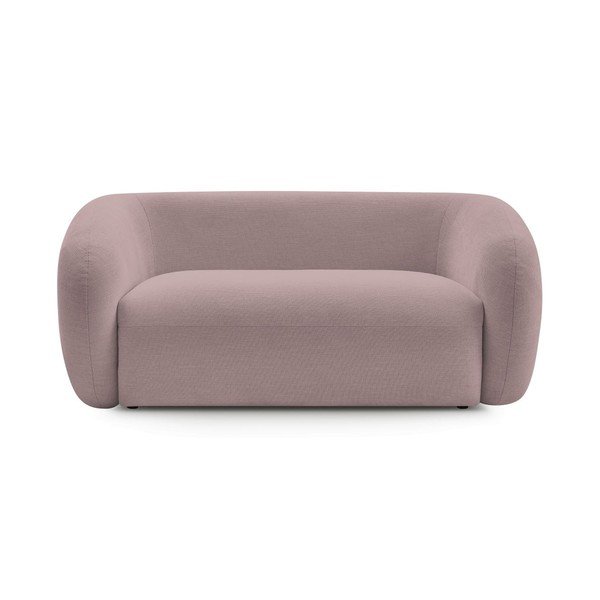 Rožinės spalvos sofa iš šenilinio audinio 160 cm Celine – Bobochic Paris