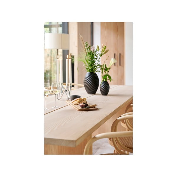 Juoda porcelianinė vaza Morsø River, aukštis 26 cm-image-3