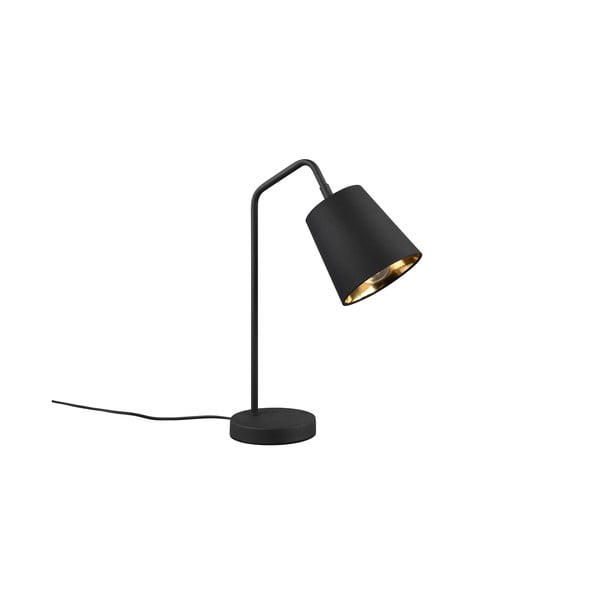 Stalinis šviestuvas juodos spalvos (aukštis 45 cm) su tekstiliniu gaubtu Buddy – Reality-image-3