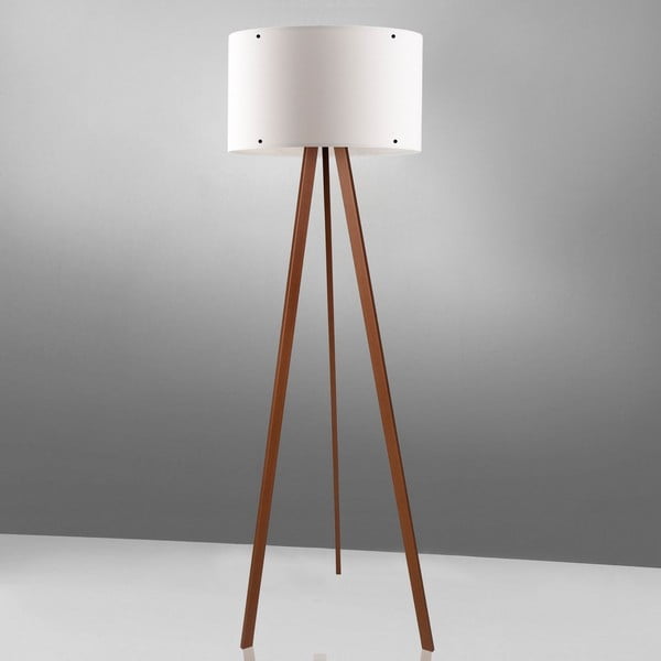 Baltas grindų šviestuvas Paprastas-image-1