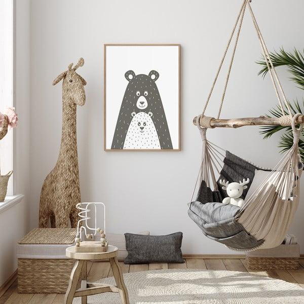 Vaikiškas paveikslas 30x40 cm Safest Place - Malerifabrikken-image-1