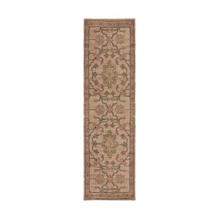 Rankų darbo iš džiuto mišinio kilimas natūralios spalvos 60x230 cm Celine Jute Global – Flair Rugs