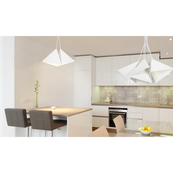 Baltas lubų šviestuvas "Evergreen Lights" pakabos lempos komplektas-image-1