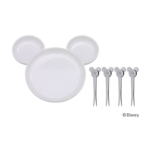 5 dalių vaikiškas valgomojo rinkinys WMF Cromargan® Mickey Mouse