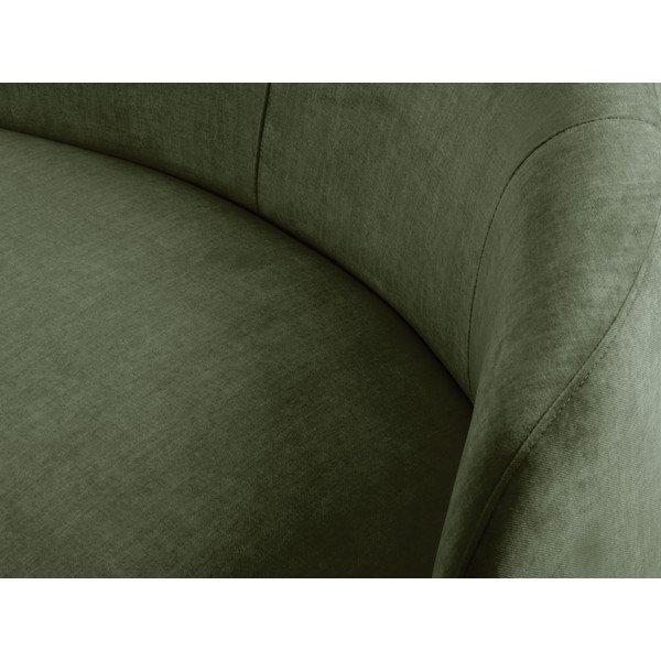 Žalia sofa su kairiuoju kampu Mazzini Sofas Debbie, 210 x 79 cm-image-1