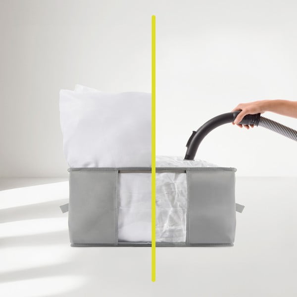 Vakuuminė iš plastiko spintos daiktadėžė 40x40x25 cm – Homéa