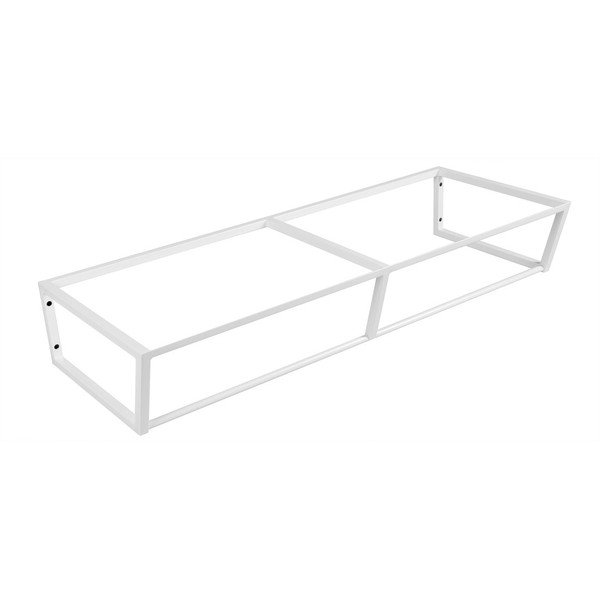 Iš plieno pakabinamas laikiklis kriauklei baltos spalvos 120x20 cm Ska – Sapho