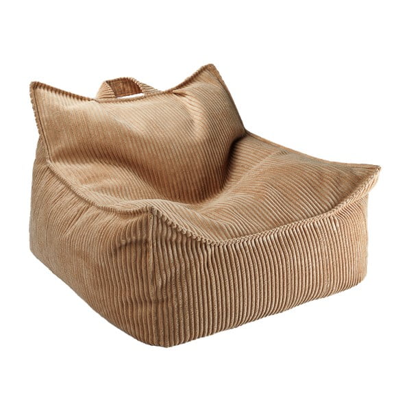 Rudos spalvos iš kordinio velveto vaikiškas sėdmaišis Chair – Wigiwama