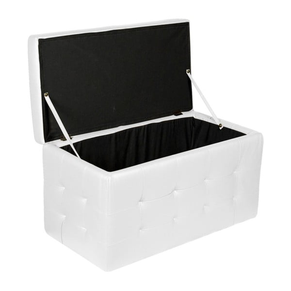 Balta taburetė su daiktadėže "Evergreen House Multi", 84 x 49 cm-image-4