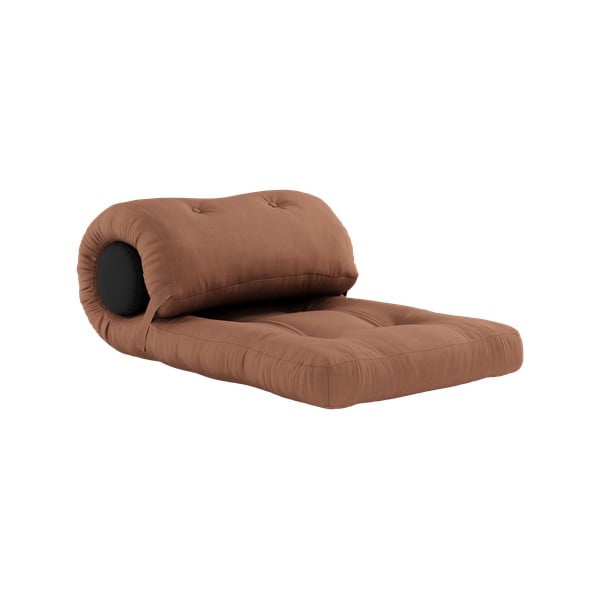 Futono čiužinys raudonos plytų spalvos 70x200 cm Wrap – Karup Design-image-1