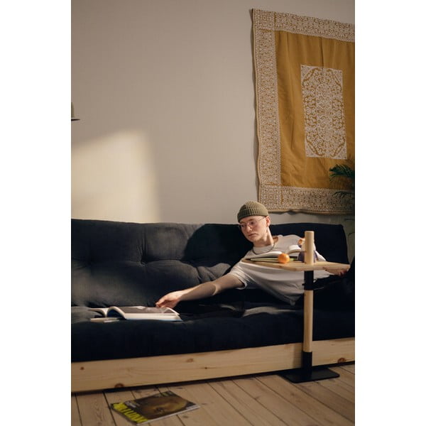 Sulankstoma sofa iš kordinio velveto baltos spalvos 196 cm Base – Karup Design-image-1