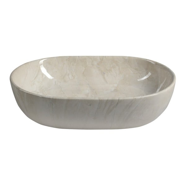 Iš keramikos praustuvas smėlio spalvos 59x42 cm Dalma – Sapho-image-2