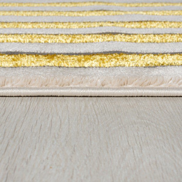 Aukso spalvos kilimas 170x116 cm Eris Gatsby - Flair Rugs-image-1