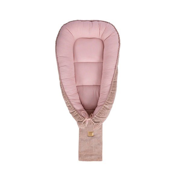 Rožinės spalvos vaikiškas lopšys 55x83 cm – Meowbaby-image-2