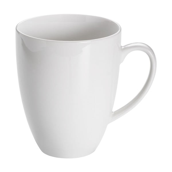 Baltas porcelianinis puodelis Maxwell & Williams Basic, 375 ml