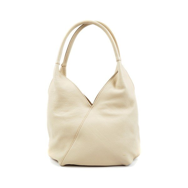 Smėlio spalvos odinė rankinė Roberta M Mola Beige-image-4