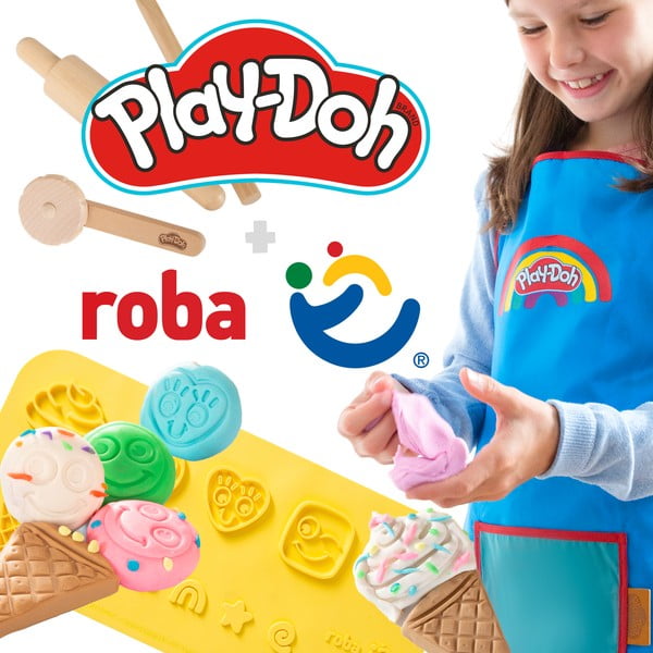 Vaikiškas stalas 55x55 cm roba x Play-Doh Creative Craft  – Roba-image-4
