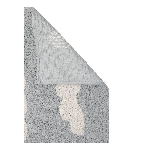 Skalbiamas/rankų darbo iš medvilnės mišinio vaikiškas kilimas pilkos spalvos 120x160 cm Clouds Grey – Lorena Canals-image-3