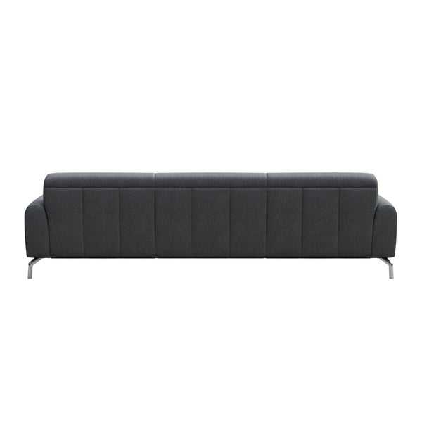 Šviesiai pilka sofa MESONICA Puzo, 240 cm-image-3