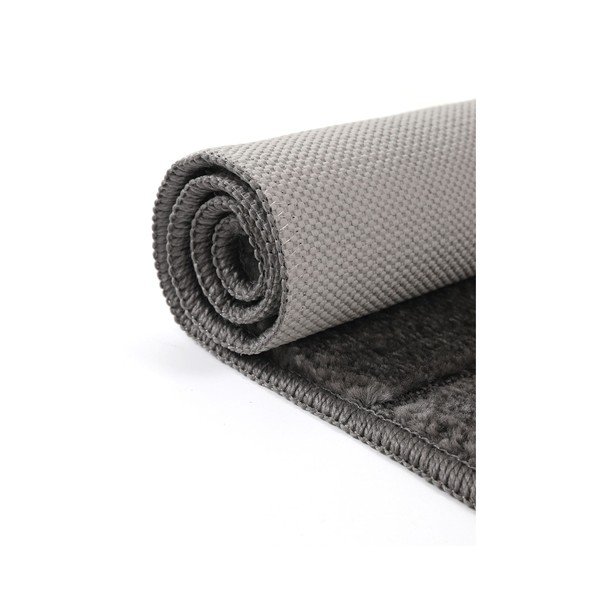 Antracito spalvos vonios kilimėliai 2 vnt. 50x80 cm Yeni Cizgli – Foutastic-image-4