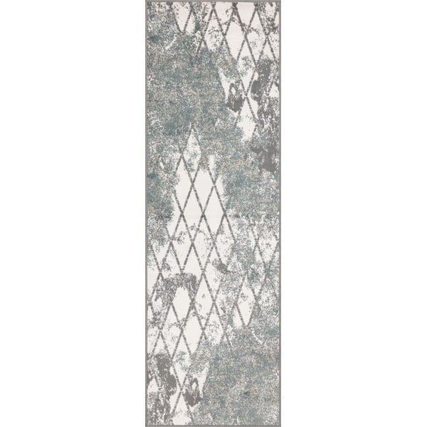 Pilkai mėlynos spalvos kilimas 80x250 cm Sensi Gepi – FD