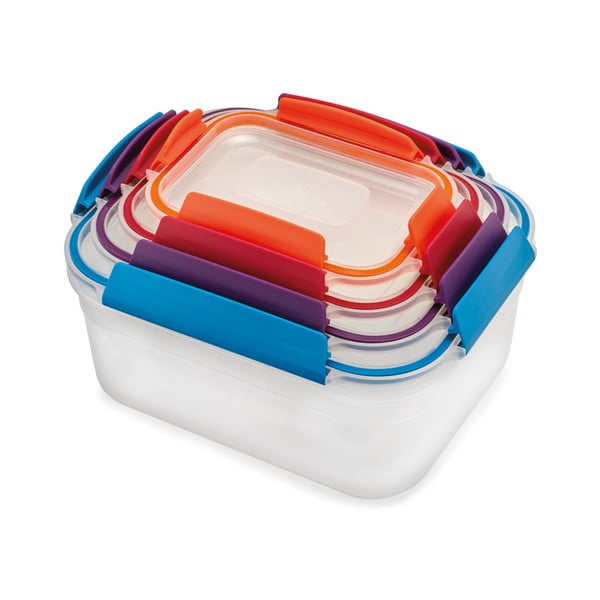 Kompaktiškas 4 Joseph Joseph Nest Lock indų rinkinys