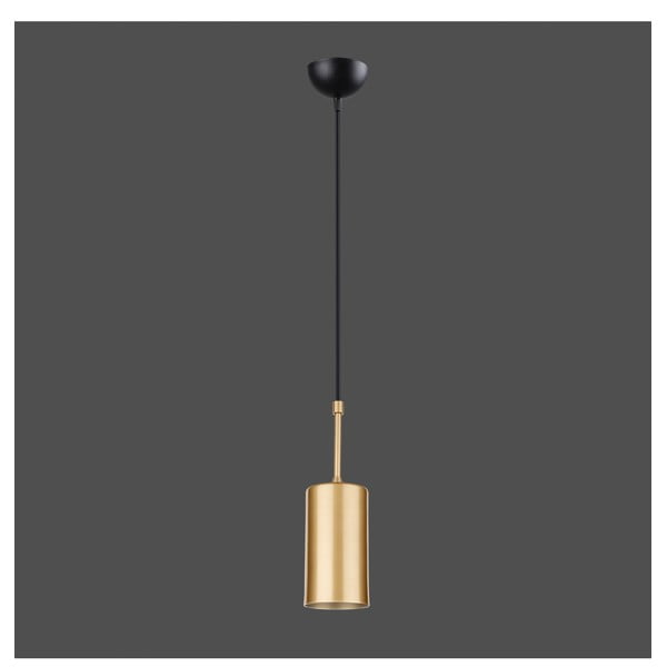 Aukso spalvos pakabinamas šviestuvas Squid Lighting Geo, aukštis 124 cm-image-1