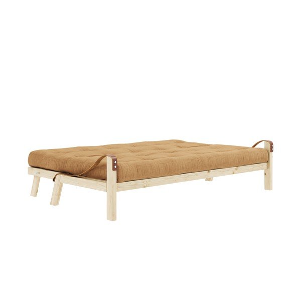 Sulankstoma sofa garstyčių spalvos iš kordinio velveto 204 cm Poetry – Karup Design-image-3