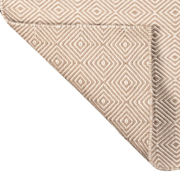 Kreminis dvipusis lauko kilimas iš perdirbto plastiko Green Decore Solitaire, 120 x 180 cm-image-4